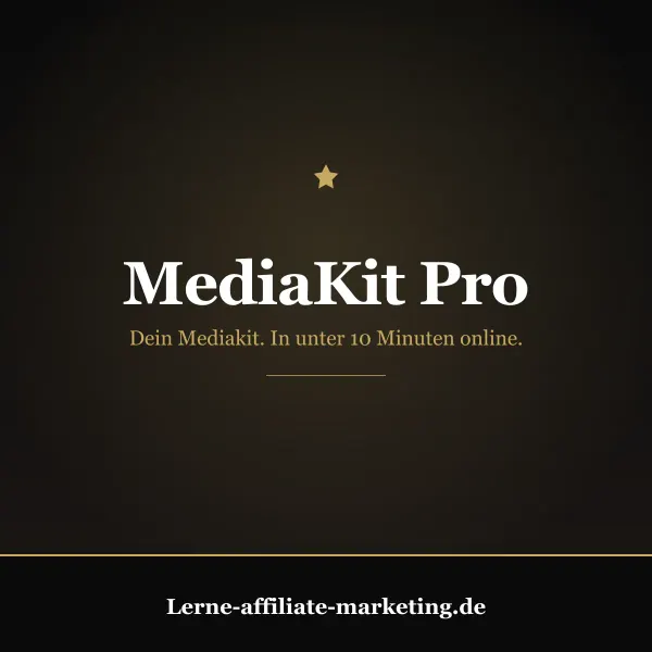 MediaKit Pro für Creator: mehr Marken-Kooperationen gewinnen