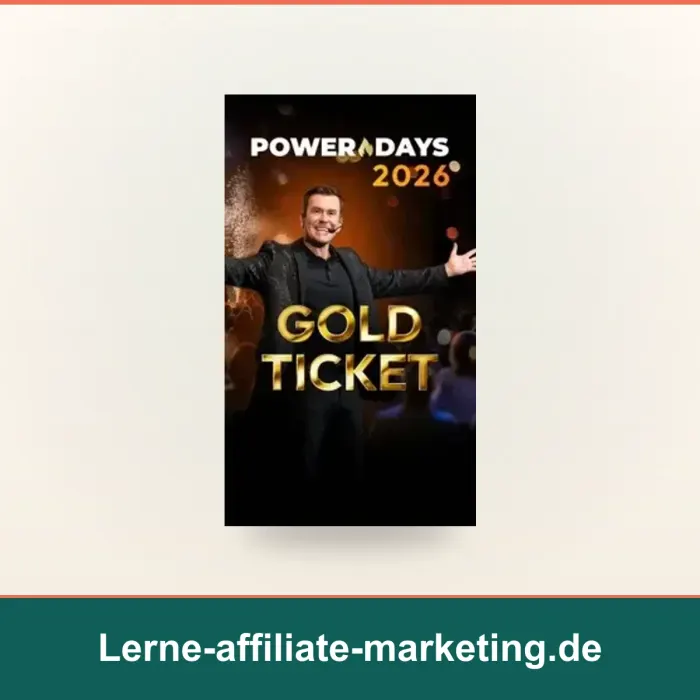 POWER-DAYS 2026: Verkaufs-Power fürs Online-Business